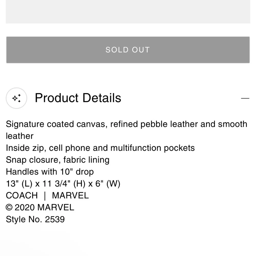 Coach x Marvel Jes Tote in Signature Canvas with Patches - Picture 3 of 16